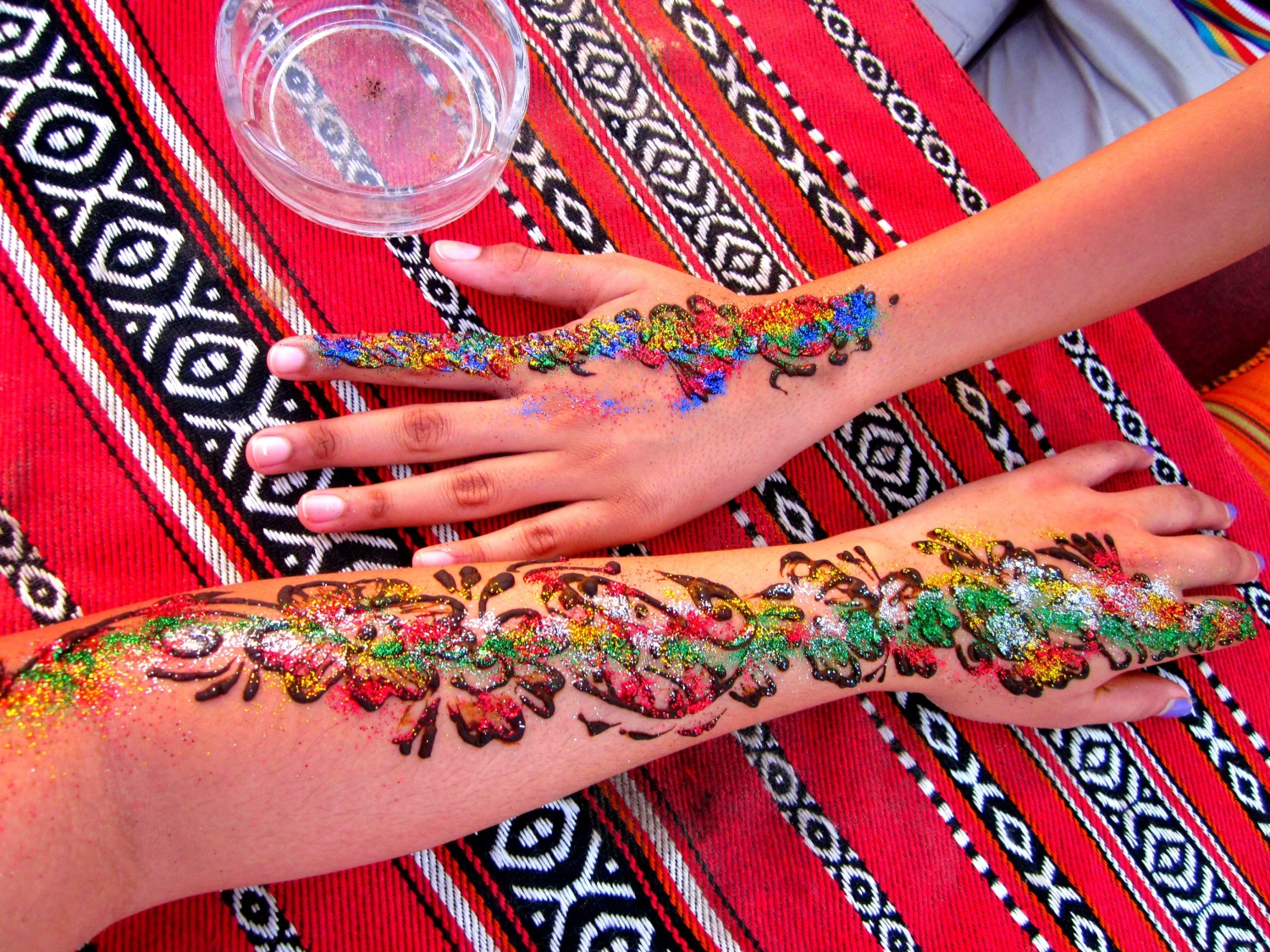 Henna painting